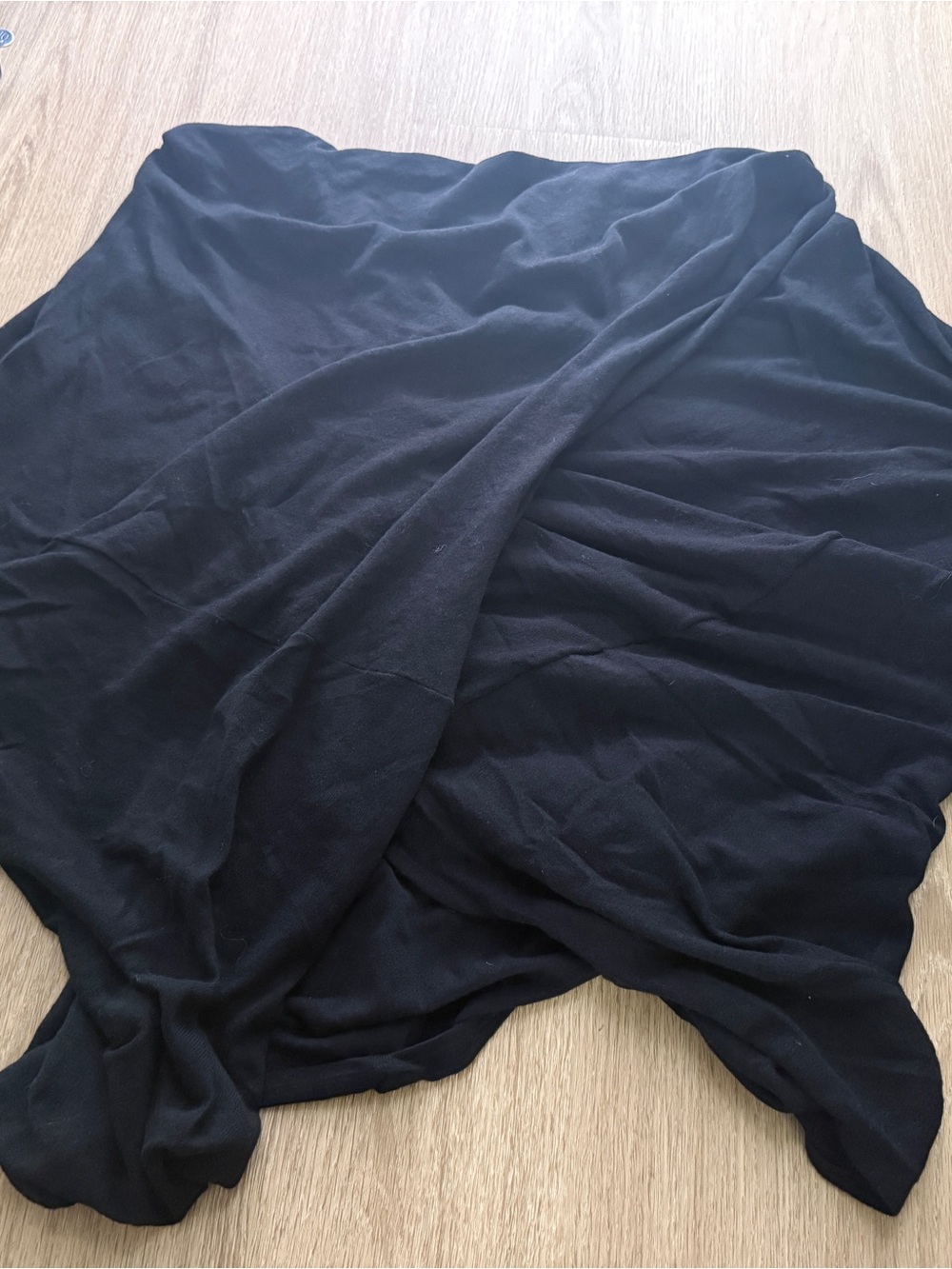 Never Worn AllSaints Black Draped Long Sleeve Sweater Size Small